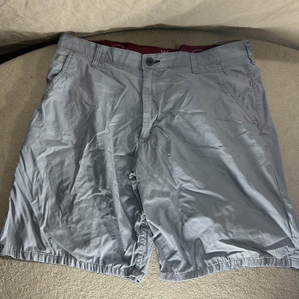 Wrangler Outdoor Men's Casual Shorts – Gray – Size 34 Fishing Hiking Walking